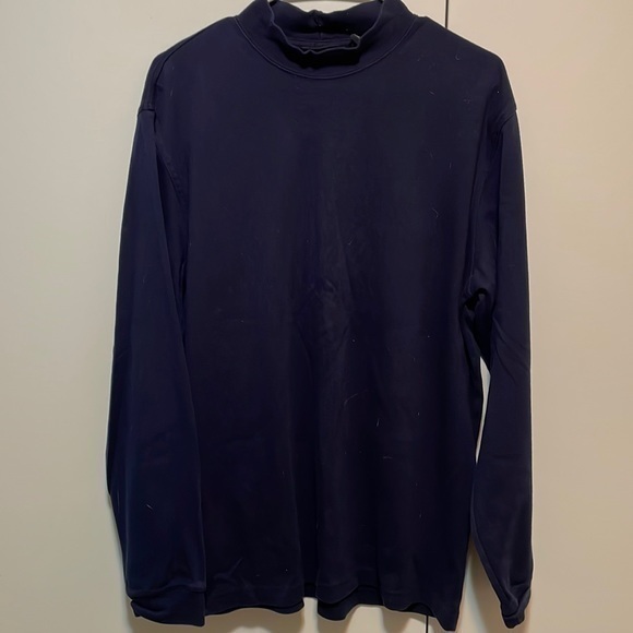 Van Heusen Other - Mens navy blue high neck shirt
